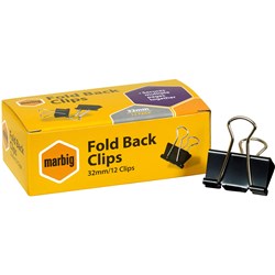 32mm Foldback Clips