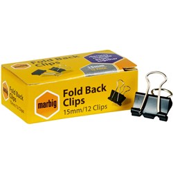 15mm Foldback Clips