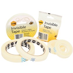Marbig 18mmx66m Invisible Tape