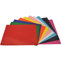 Rainbow Tissue Paper 17 Gsm 500mmx750mm Acid Free Assorted