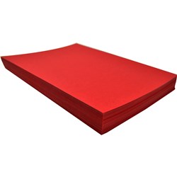 Rainbow Spectrum/Surface Board 510x640mm 220gms - Red - 100 sheets