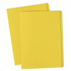 Yellow Foolscap Manilla Folder