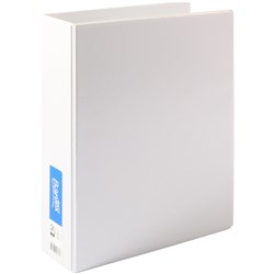 A4 4 D Ring 50mm White Insert Binder