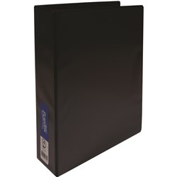 Bantex A4 4 D Ring 50mm Black Insert Binder