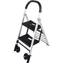 Durus 2 Step Folding Ladder & Trolley