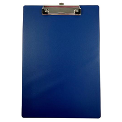 A4 Blue PVC Clipboard