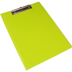A4 Lime PVC Clipfolder