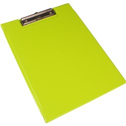 A4 Lime PVC Clipfolder