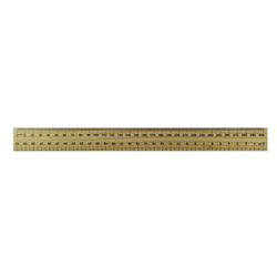 30cm Polished Wooden Ruler