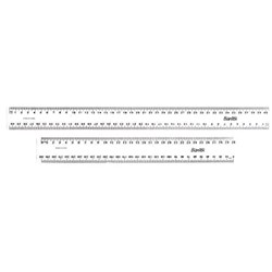 40cm Clear Plastic Ruler