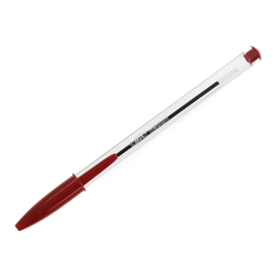 Bic Cristal Medium Red Ballpoint Pen