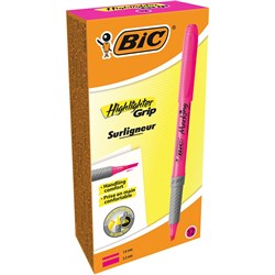 Highlighter Bic Briteliner Grip Pink