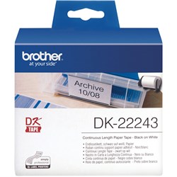 Label Brother White Paper Continuous Roll 102mmx30.48M