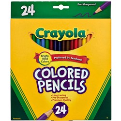 Pencil Crayola Coloured 24 Full Size Regular