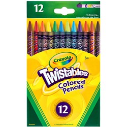 Pencil Crayola Coloured Twistables Pencils Pack 12