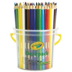 Pencil Crayola Coloured Triangular 48 Asst Deskpack 12 Colors