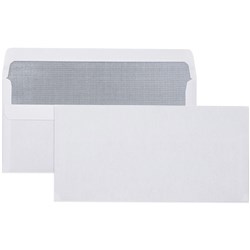 Cumberland DL 110x220mm Plain Secretive Press Seal Envelopes