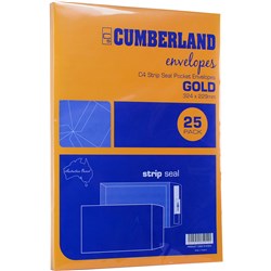 Cumberland C4 324x229mm Gold Strip Seal Envelope
