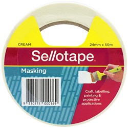 Sellotape #267 24mmx50m Masking Tape