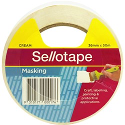 Sellotape #267 36mmx50m Masking Tape