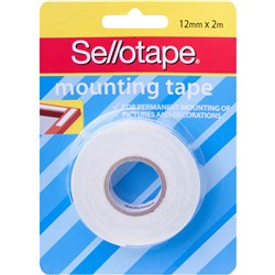 Tape Mounting Sellotape Foam 12mmx2M