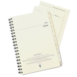 Debden 2024 Elite A4 Short Week To View Vertical Diary Refill
