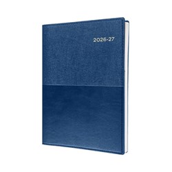 Collins Vanessa A5 Day To Page 1hr Blue 25/26 Financial Year Diary