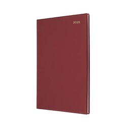 Collins 2025 Belmont 347 A4 Week To View Burgundy Diary