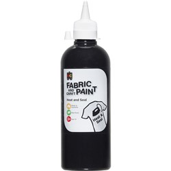 Paint Ec Fabric & Craft Black 500Ml