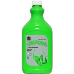 Paint Liquicryl Arcylic Fluorescent Green 2L