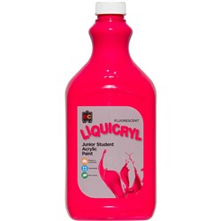 Paint Liquicryl Acrylic Fluro Pink 2L