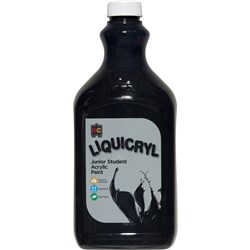 Ec Liquicryl Black Paint-2LT
