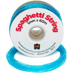 Ec 1Mmx60M Glitter Sea Blue Spaghetti String