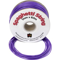 Ec Spaghetti String 1mm X 60Mt Purple 