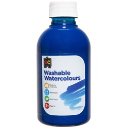 Ec Blue Washable Watercolour Paint 250Ml