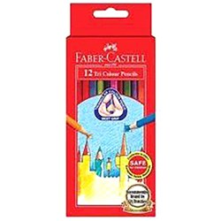 Pencil Coloured Faber Castell Triangular