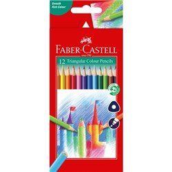 Faber-Castell Triangular Coloured Pencils