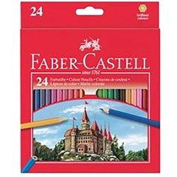 Faber-Castell Classic Pencils Coloured Assorted 24's