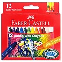 Faber-Castell Crayon Jumbo Was Pk12