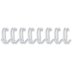 Fellowes 34 Loop Wire Binding Combs 11mm White