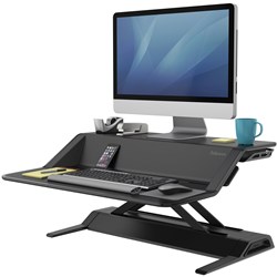 Fellowes Lotus Black Sit/Stand Workstation