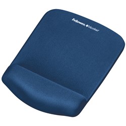 Fellowes Mouse Pad Wrist Rest Plush Touch Lycra W/ Microban