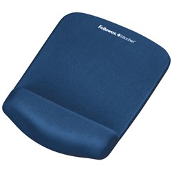 Fellowes Mouse Pad Wrist Rest Plush Touch Lycra W/ Microban