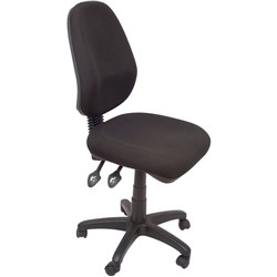 Rapid EG100CH Black Heavy Duty High Back Operator Chair