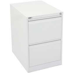 Go White China 2 Drawer Filing Cabinet