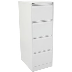 Go White China 4 Drawer Filing Cabinet