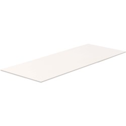 Rectangle Melamine Table or Desk Top Only 1800Wx750D 25mm Thick White