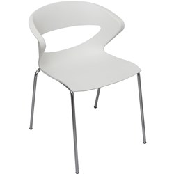 Rapidline Taurus White Indoor Stacking Hospitality Chair