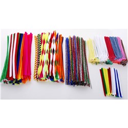 Jasart Chenille stems Pipe Cleaners - Assorted Colours Pack 100