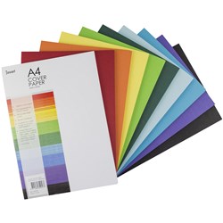 Paper A4 Jasart Cover Assorted 125gsm Pk500